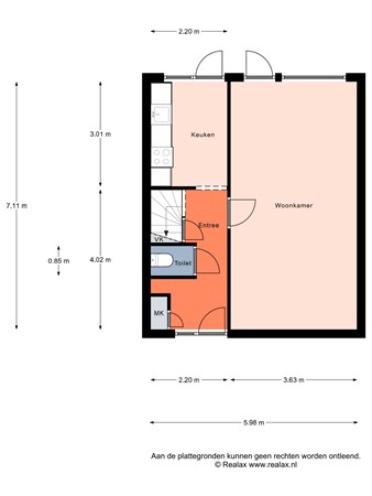 Floorplan - Jan Schoutenplantsoen 4, 3752 BJ Bunschoten-Spakenburg